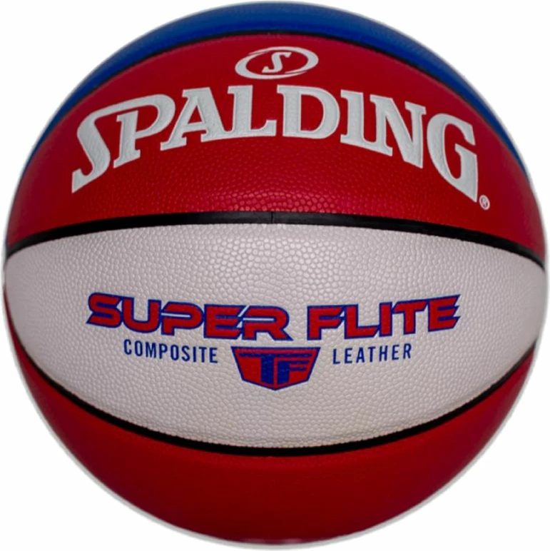 Top Basketbolli për meshkuj Spalding, me ngjyra të bardha, të kuqe, dhe të blu