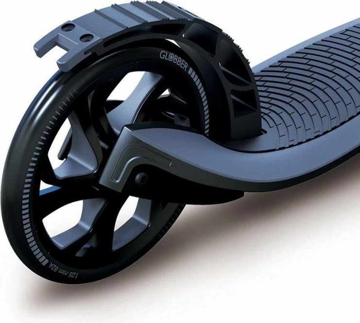 Skuter Globber për meshkuj, femra, fëmijë, i zi