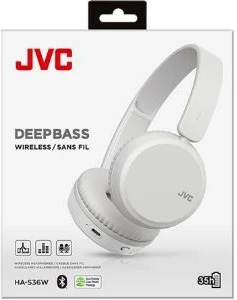 Kufje JVC HA-S36 WWU, Bluetooth, Mikrofon, të bardha