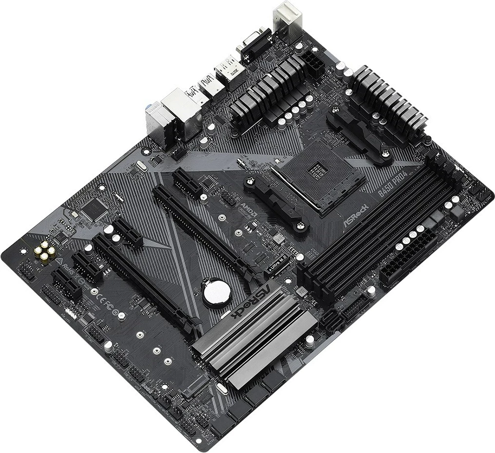 Pllakë amë Asrock ATX B450, 64GB 