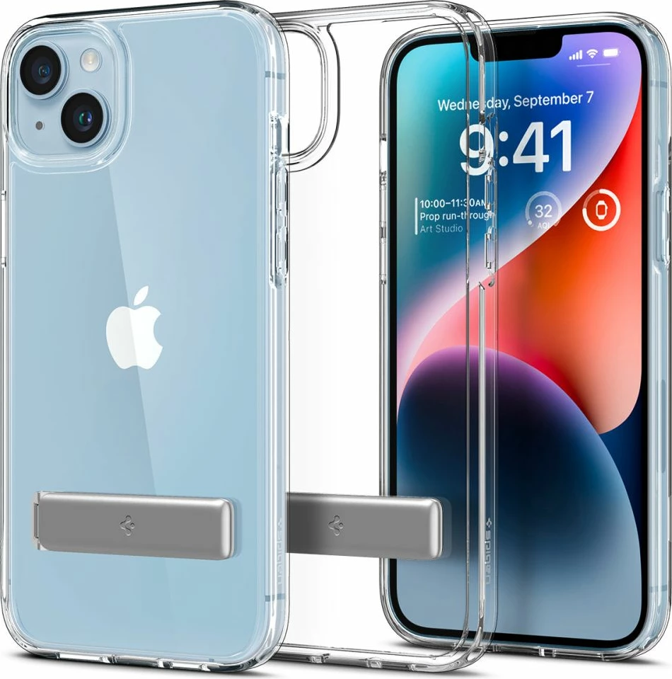Mbështjellës Spigen Ultra Hybrid S për iPhone 14 Plus, Transparent