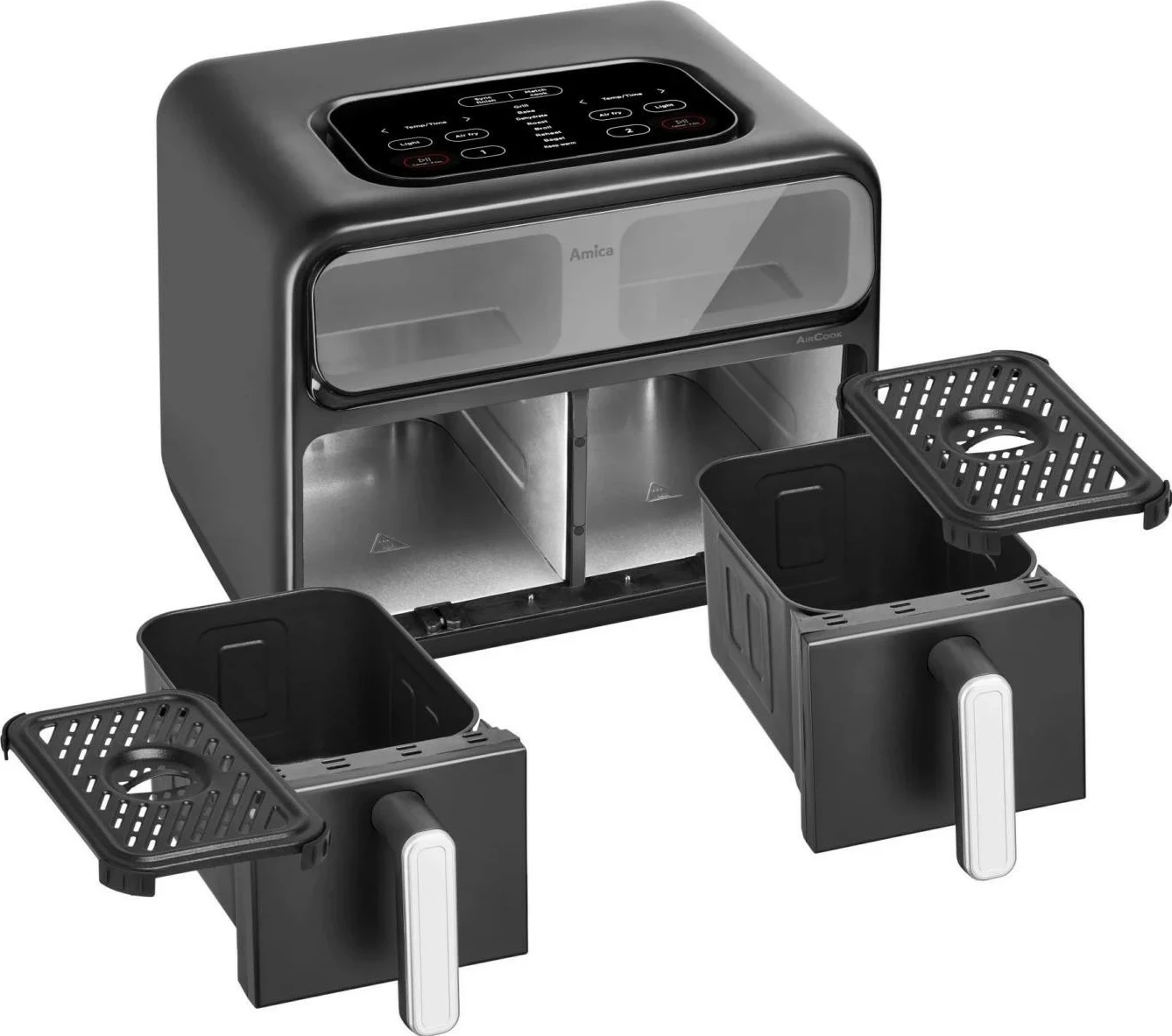 Fritezë ajri Amica AFM 7020, 8 litra, panel me prekje, e zezë