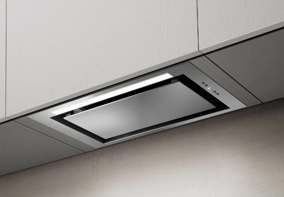 aspirator i integruar Elica HIDDEN IX/A/72 72 cm, kontroll me prekje, LED, klasa B, 600 m³/h, inox (çelik)