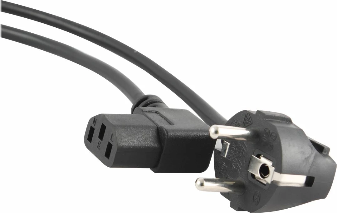 Kabllo rryme Gembird PC-186A-VDE, 1.8 m, e zezë