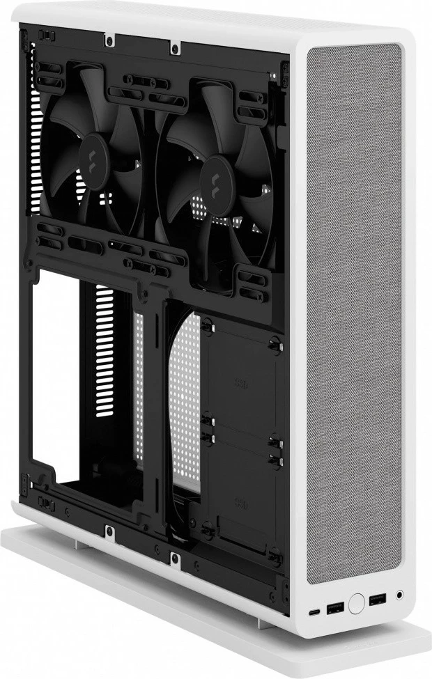 Kasë Fractal Design Ridge, Mini ITX, e bardhë