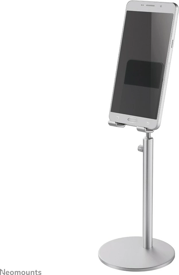 Mbështjellës tavoline Neomounts DS10-200SL1 për celular, rregullim lartësie, alumini, argjend
