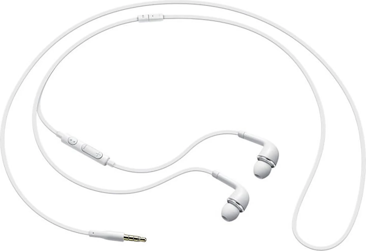 Kufje Samsung EHS64AVFWE me tela, mini jack 3.5mm, mikrofon, kontroll volumit, Bardhë