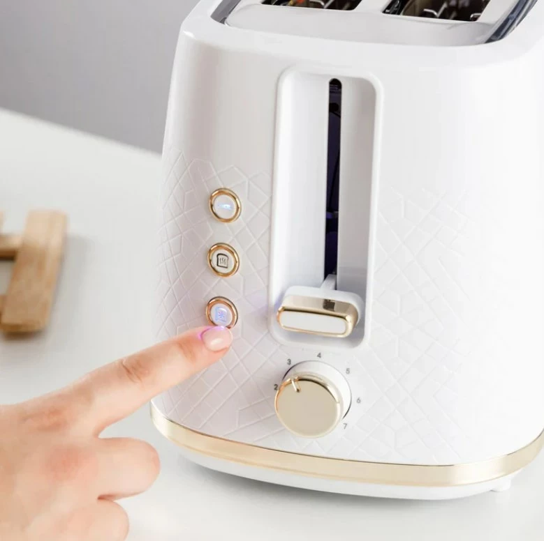 Tostier Taurus Fusion Crunch 960707000, 2 feta, 800 W, i bardhë