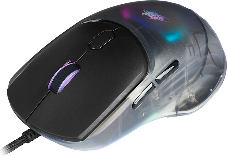 Maus Tracer GameZone NEON USB, RGB, 12400 dpi, i zi