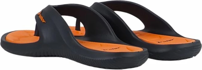 Flip-flop për meshkuj Rider, zi-portokalli