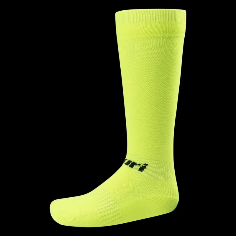 Çorape futbolli për fëmijë Huari, të verdha