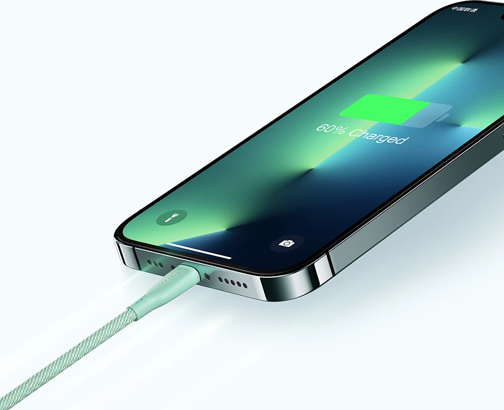 Kabllo Joyroom Multi-Color Series S-A34, USB-A në Lightning, 1m, 3A, e zezë