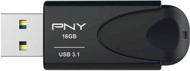 Pendrive PNY Attaché 4, 16GB, USB 3.1, e zezë