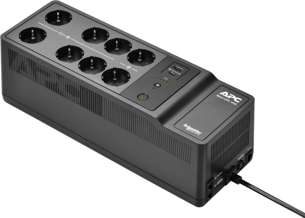 UPS APC BE1050G2-GR Back-UPS, 1050VA, 8 dalje Schuko, e zezë