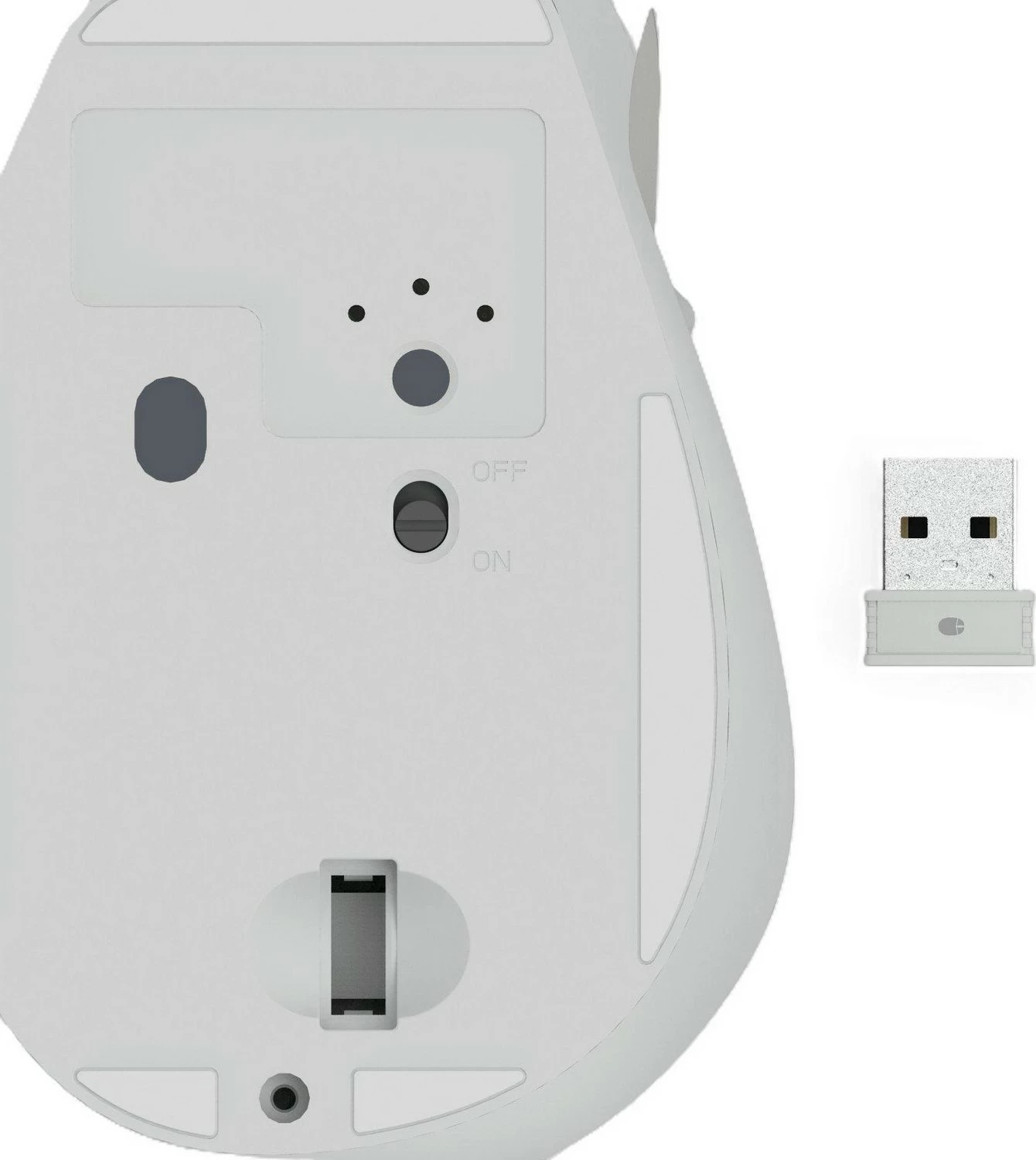 Maus Hama WM-500, wireless, 1600 DPI, i bardhë