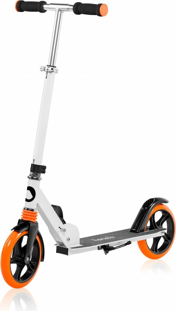 Trotinet Lionelo Luca 51334, për fëmijë dhe të rritur, Bardhë/Portokalli