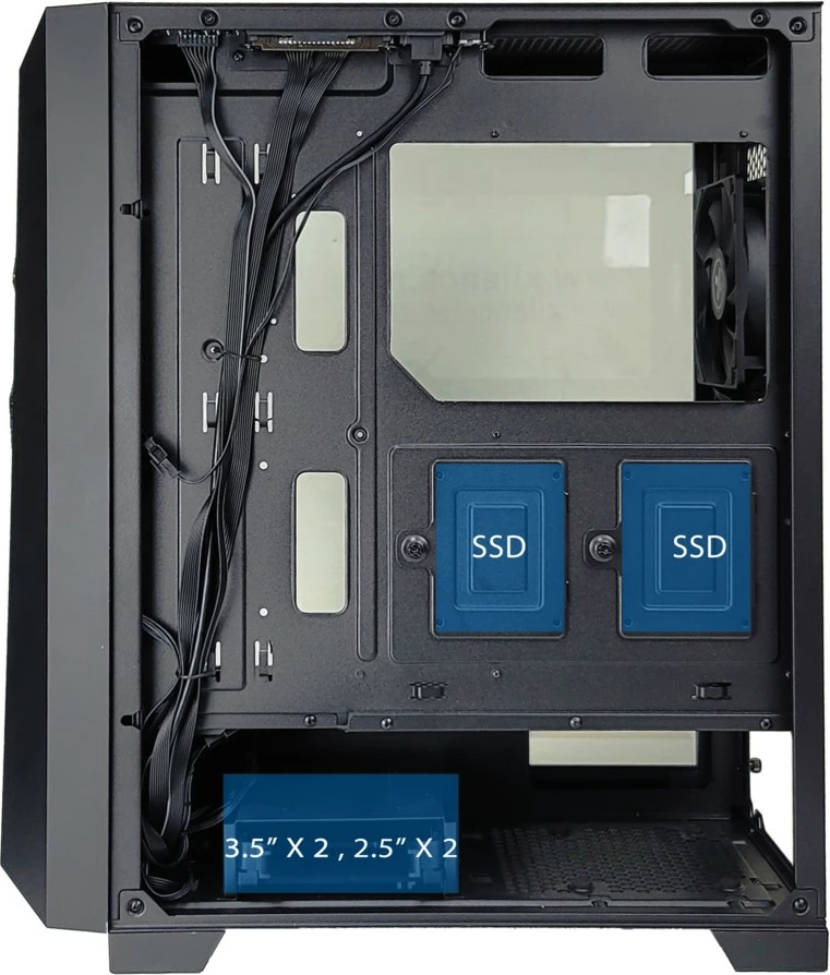 Kasë Xilence Performance C XG131 X712.RGB, Midi Tower, ATX, ARGB, e zezë