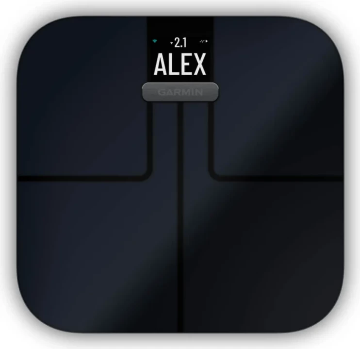 Peshore inteligjente Garmin Index™ S2, e zezë