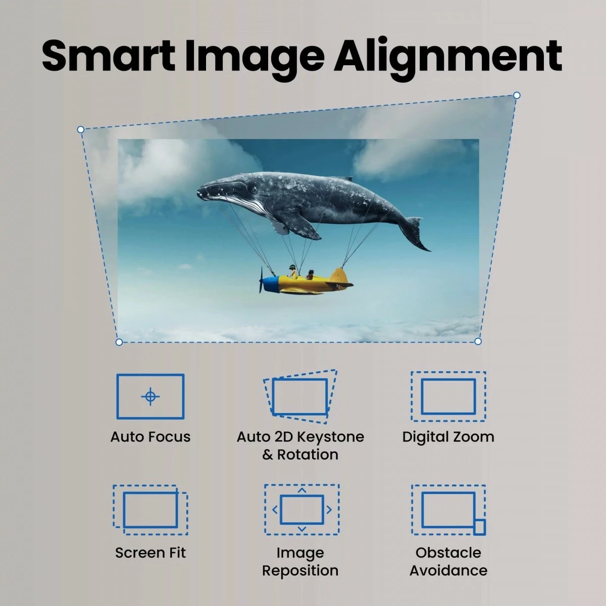 Projektor BenQ GP520, 4K LED, 2600 ANSI lumens, HDMI, i zi