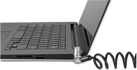 Kabllo sigurie për laptop Kensington ClickSafe 2.0 N17 Slim me çelës, 1.8m, zi/argjendtë