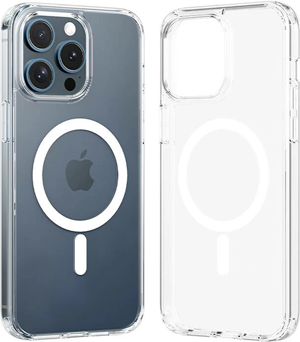 Mbështjellës Vention KUCT0-40 për iPhone 15 Pro Max, transparent, me MagSafe