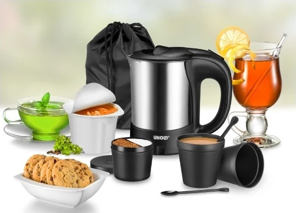 Set makinë për kafe Unold 18575, 230V/120V, argjend/zezë