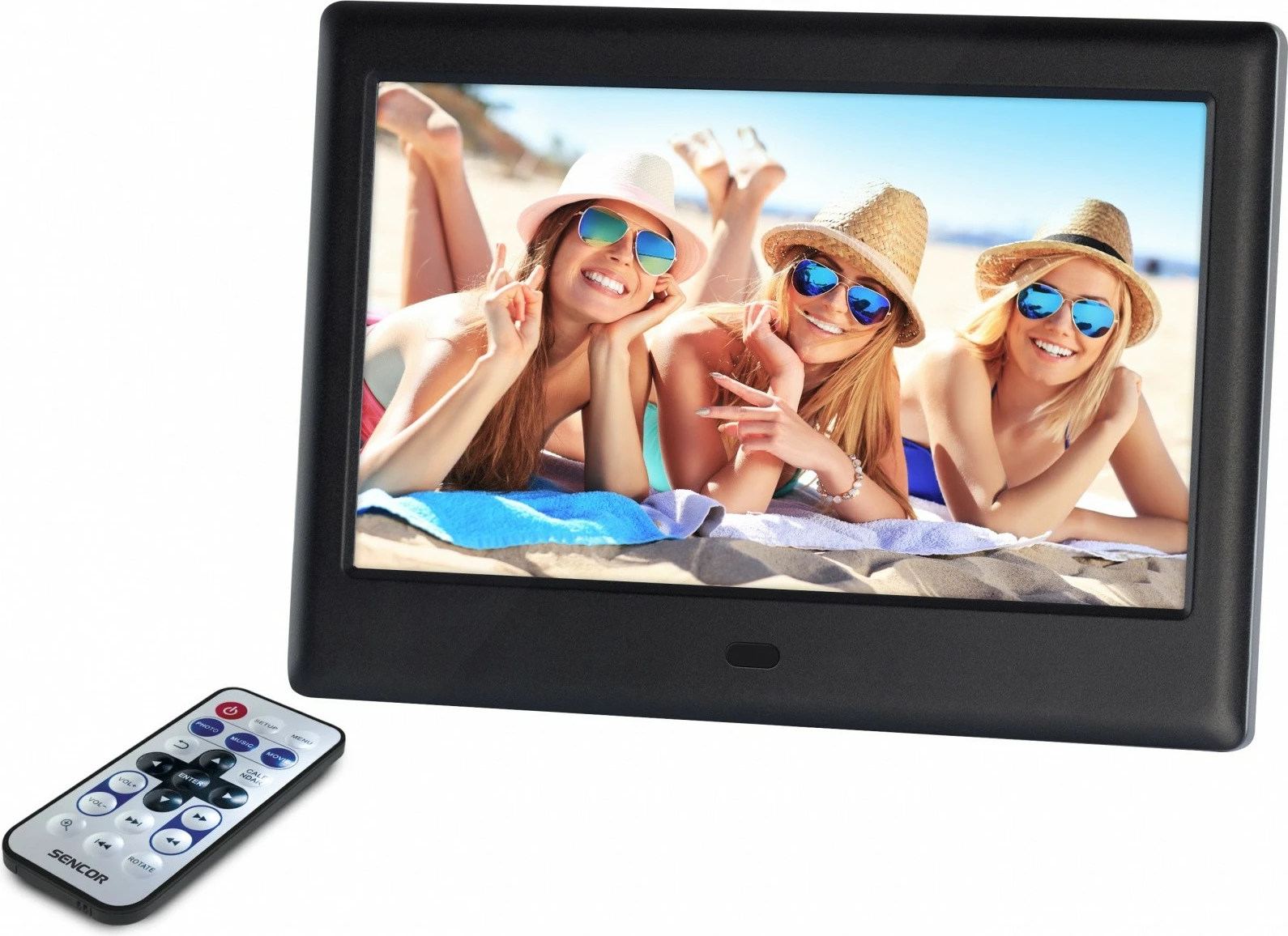 Kornizë digjitale foto Sencor SDF 782BK, 7 inç, e zezë