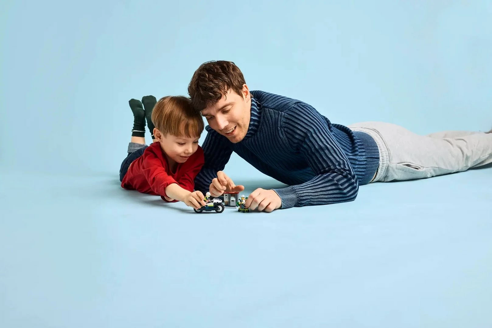 Set LEGO CITY 60455 Ndjekje me motor të policisë, 65 pjesë