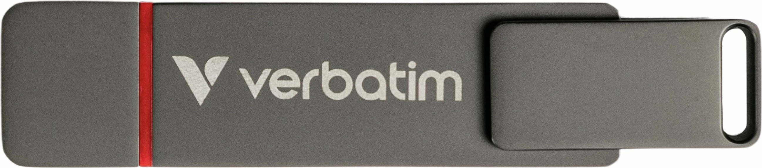 USB Verbatim Dual QuickStick, 512 GB, USB Type-A / USB Type-C, Gri