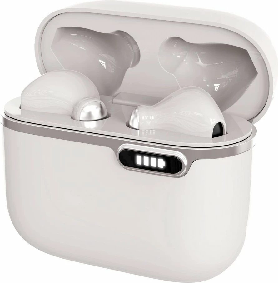 Kufje pa tela ART SLART AP-TW-B4W, TWS, mikrofon HQ, USB-C, Bardhë