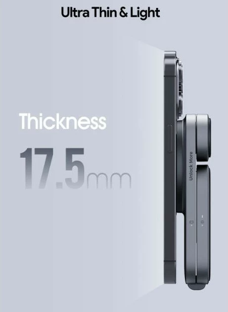 Qëndrim karikues 3-në-1 AUKEY MagFusion Z, MagSafe, i palosshëm, i zi