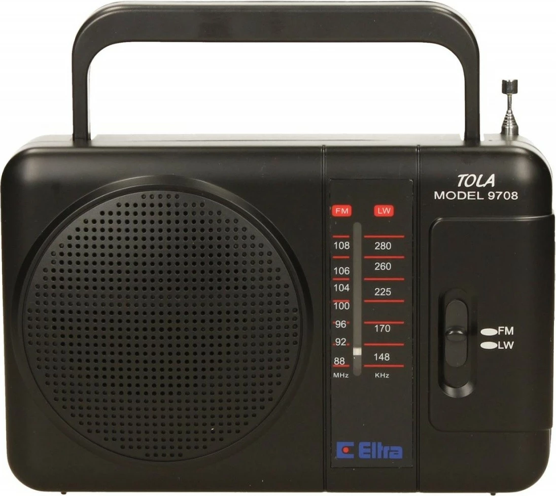 Radio portabile Eltra TOLA, Mono, FM/LW, e zezë