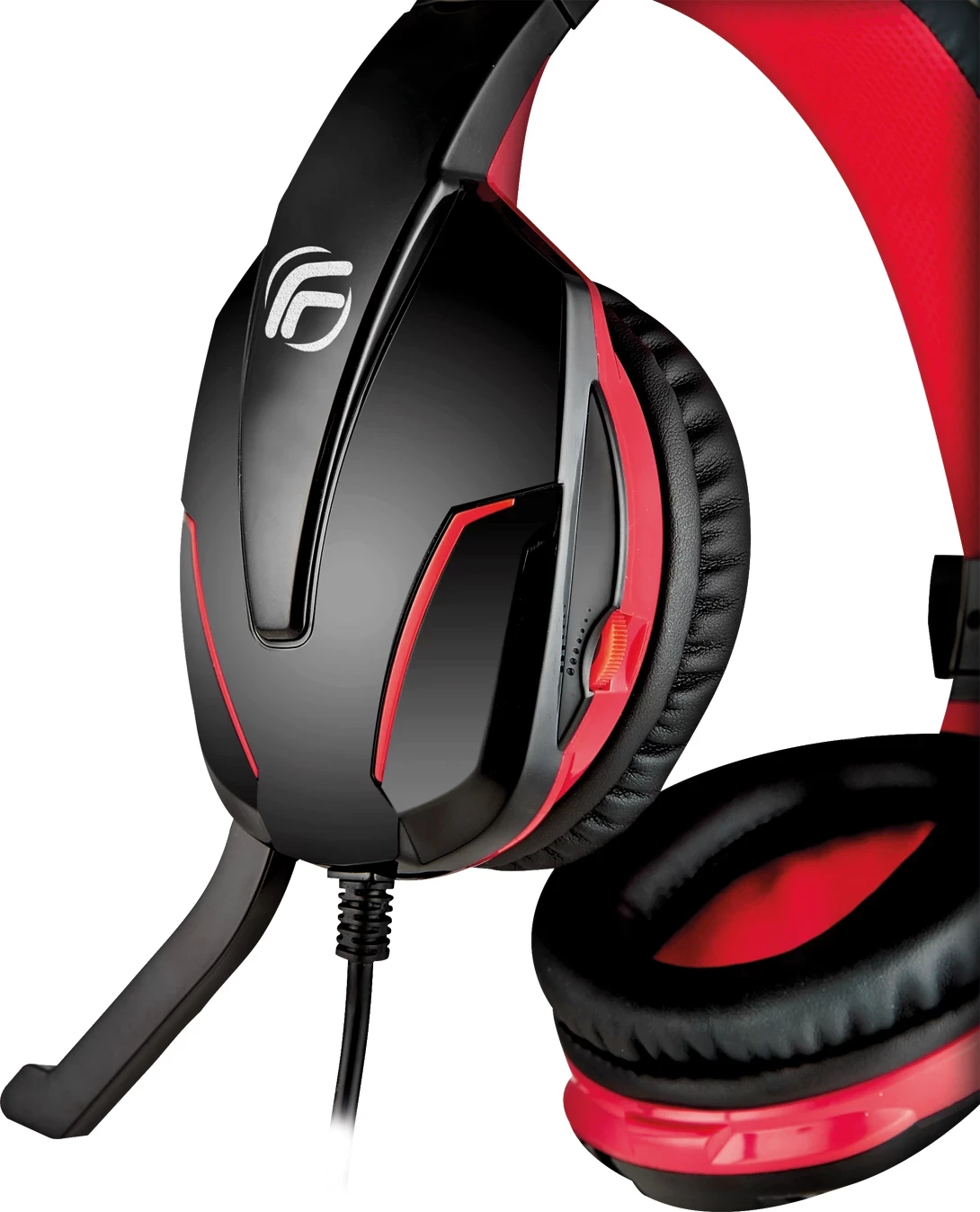 Kufje gaming Fenner Soundgame F1 PC/Console, e zezë dhe e kuqe