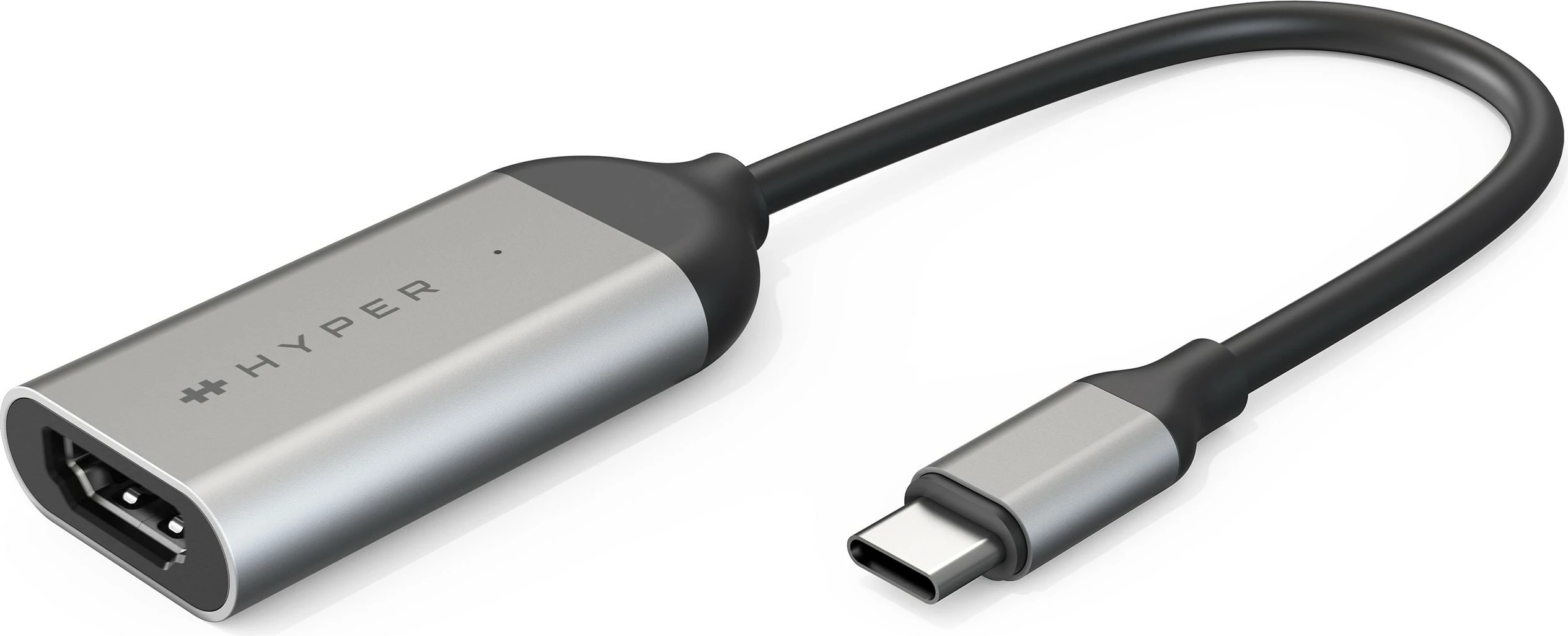 Adapter USB-C në HDMI Targus HyperDrive, 8K60Hz/4K144Hz, stainless steel