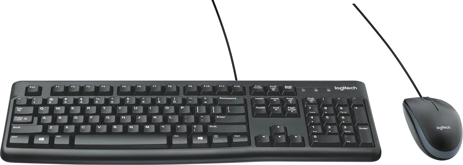 Tastierë dhe mi Logitech Desktop MK120, me tela