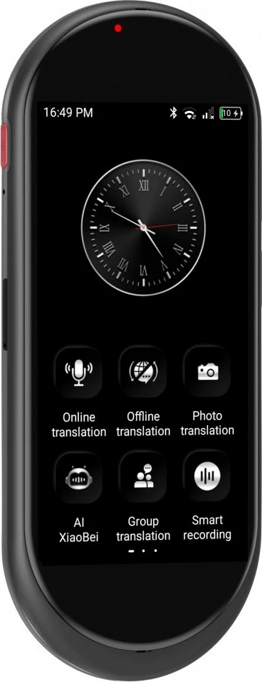 Përkthyes elektronik Maxcom mTalk MT100 4G, 1500 mAh, i zi