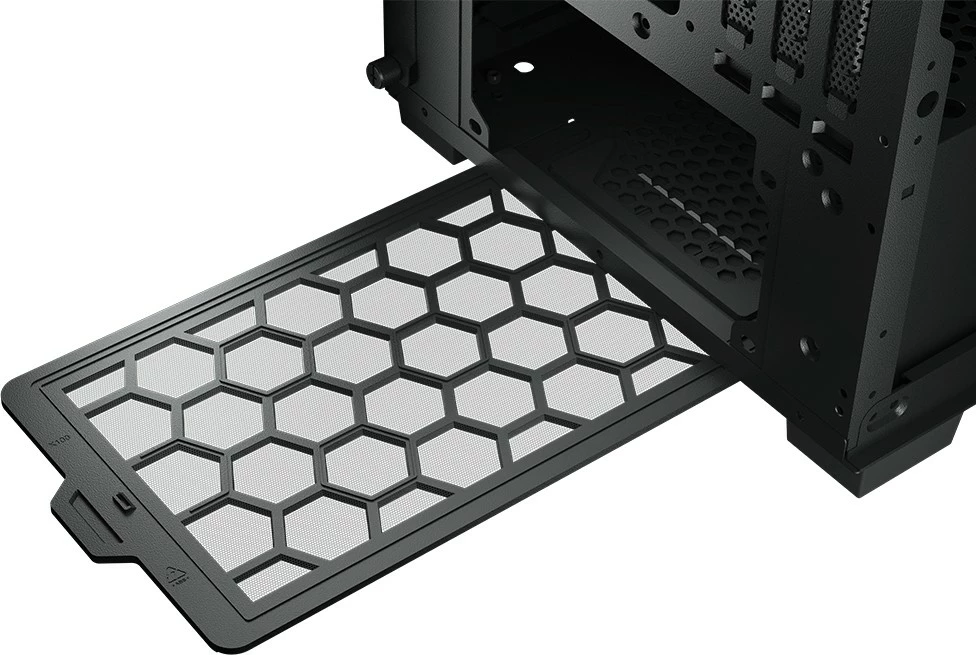 Kasë Cougar DuoFace Pro ARGB midi tower, e zezë