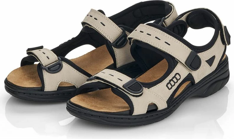 Sandale për femra Rieker, bezhë