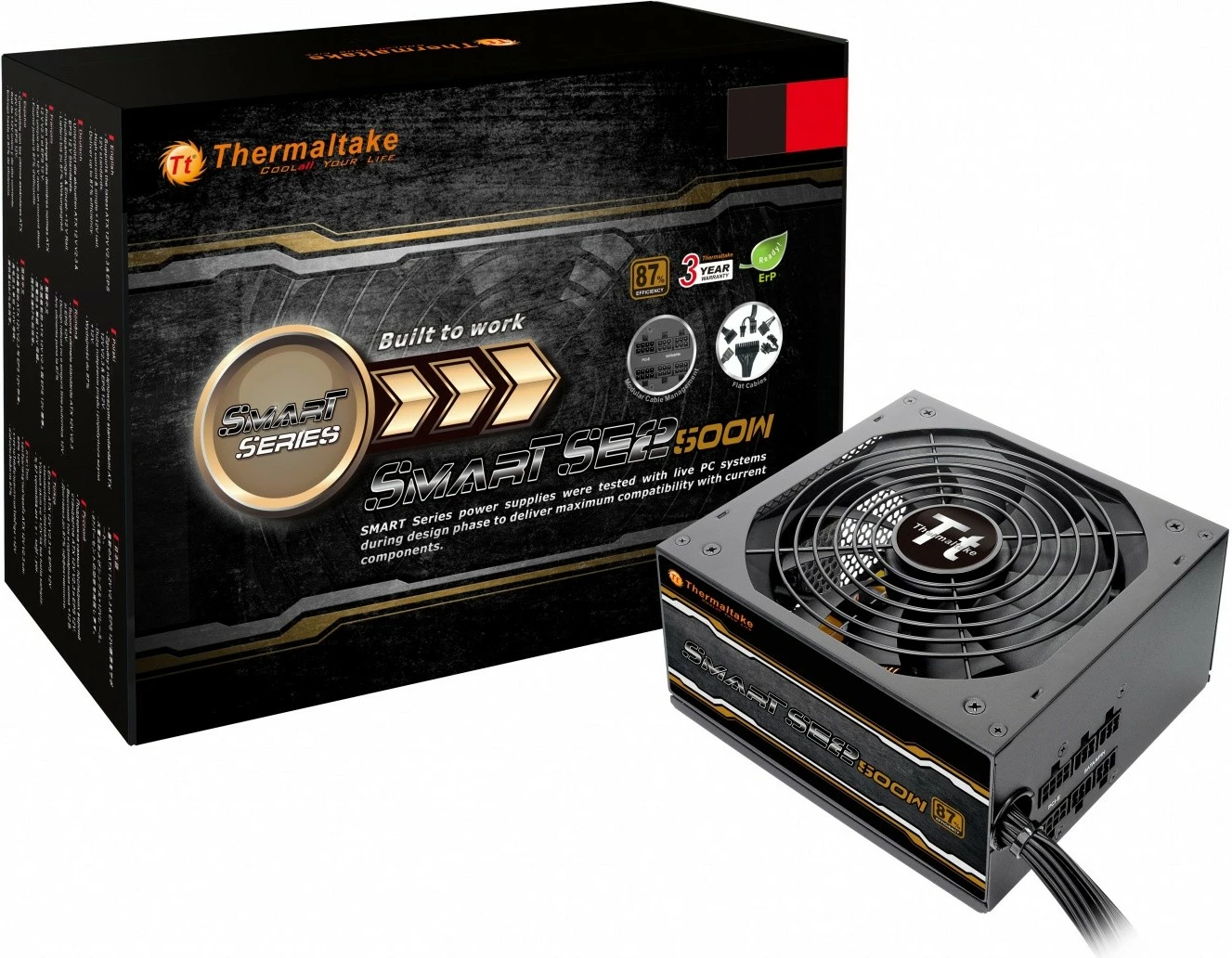 Kasë energjie Thermaltake Smart SE2 500W, modular, e zezë