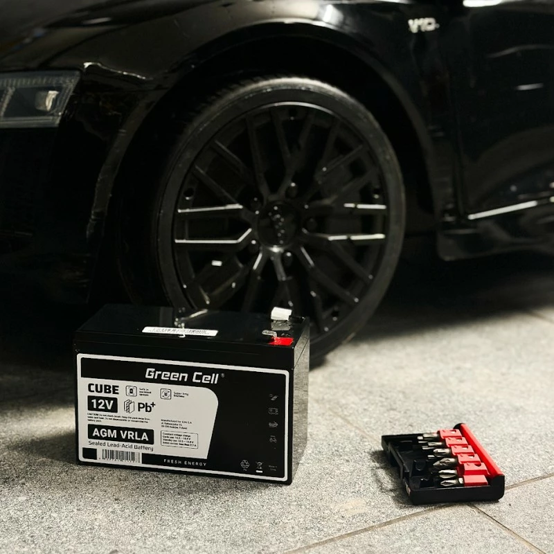 Bateri AGM VRLA, Green Cell, AGM6V5AH-J, 6V 5Ah, IP54, e zezë