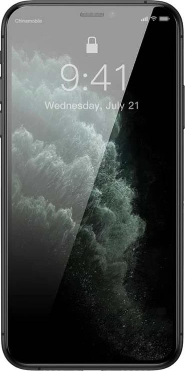 Mbrojtës ekrani tempered glass Baseus SGBL060502 për iPhone XR/11, 0.3mm, 2 copë, Zi