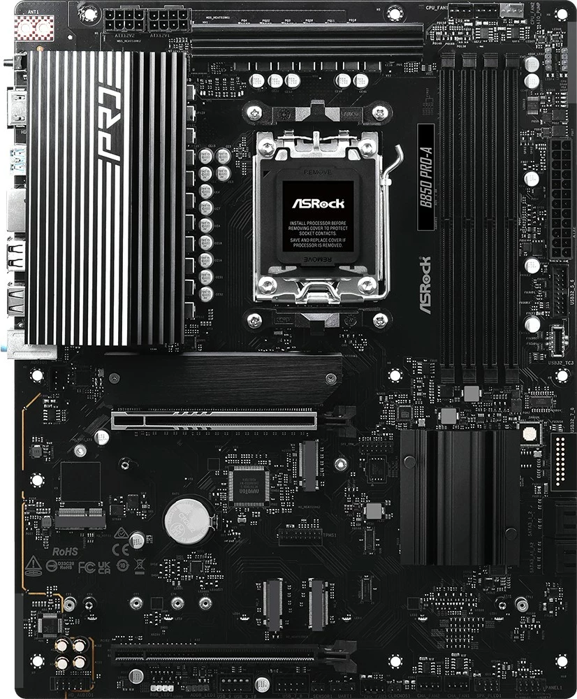Pllakë amë ASRock B850 PRO-A, Socket AM5, DDR5, ATX