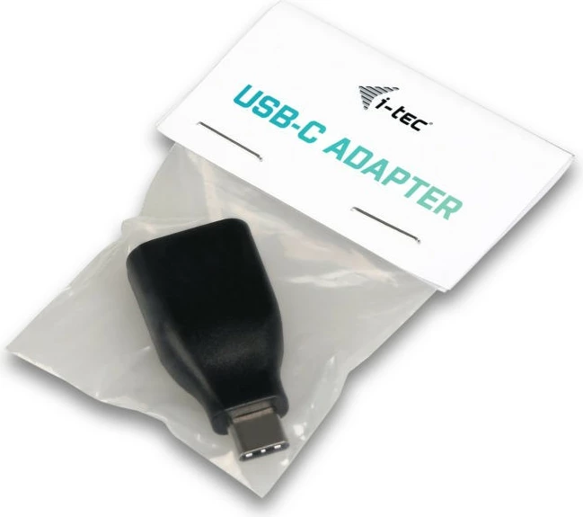 Adapter USB-C i-tec U31TYPEC, USB 3.1 mashkull në USB 3.0 femër, i zi