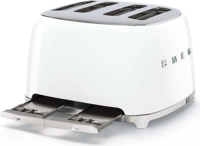 Toster, SMEG, TSF03WHEU, dizajn retro, i bardhë