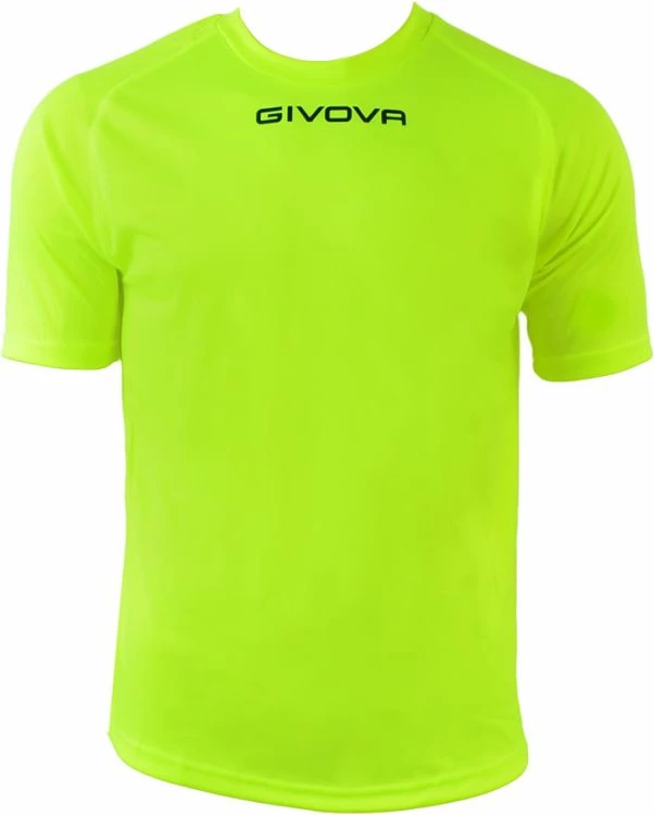 Fanellë futbolli Givova për meshkuj dhe fëmijë, e verdhë