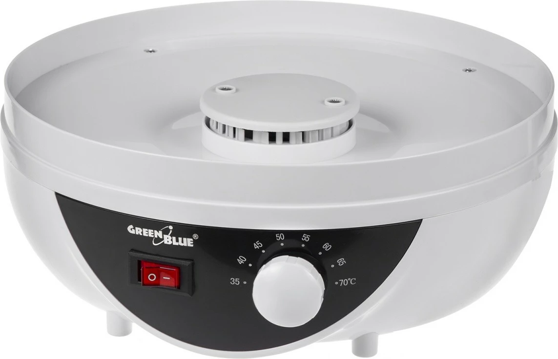 Dehidratues ushqimi GreenBlue GB195, 5 tabaka, 250W, Bardhë