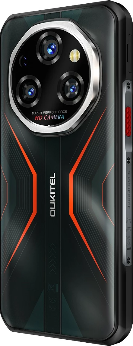 Celular OUKITEL WP55 5G 12/256GB 6.6" 120Hz 11000mAh IP68/IP69K DS portokalli
