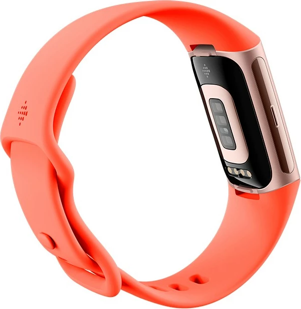 Smartwatch Fitbit Charge 6, AMOLED, GPS, NFC, 7 ditë bateri, coral