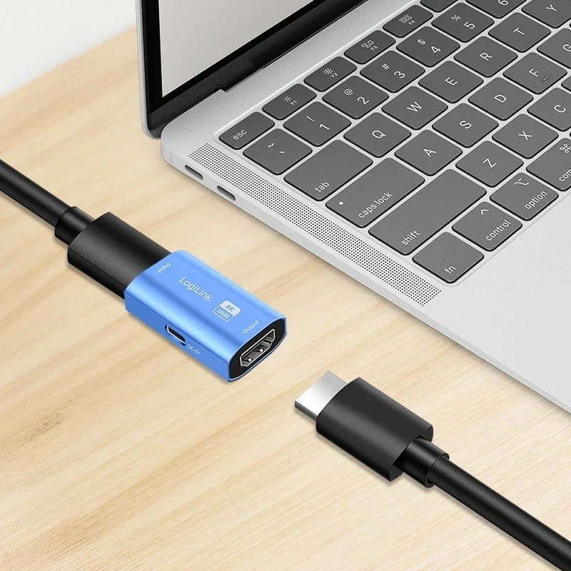 Përsëritës HDMI LogiLink HD0064, 8K/60Hz, alumini, blu