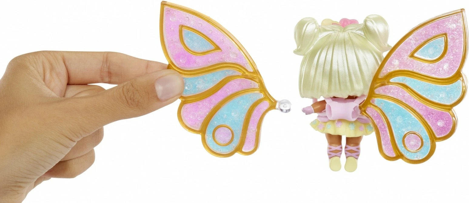 Set lodrash L.O.L. Surprise Fairy, MGA, 30 copë, me aksesorë dhe krahë zanash, për vajza